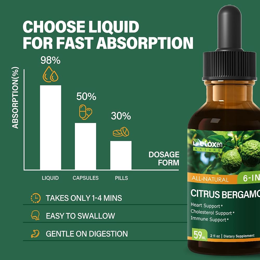 DetoxenNATURE Citrus Bergamot Exrtact Supplement for High Cholesterol. - image 4
