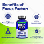 Focus Factor Adults Extra Strength Brain Supplement - 120 Tablets - image 5