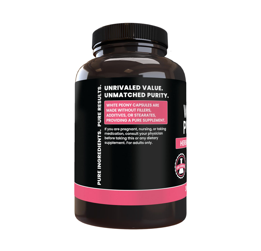PURE ORIGINAL INGREDIENTS White Peony - 365 Capsules - image 3