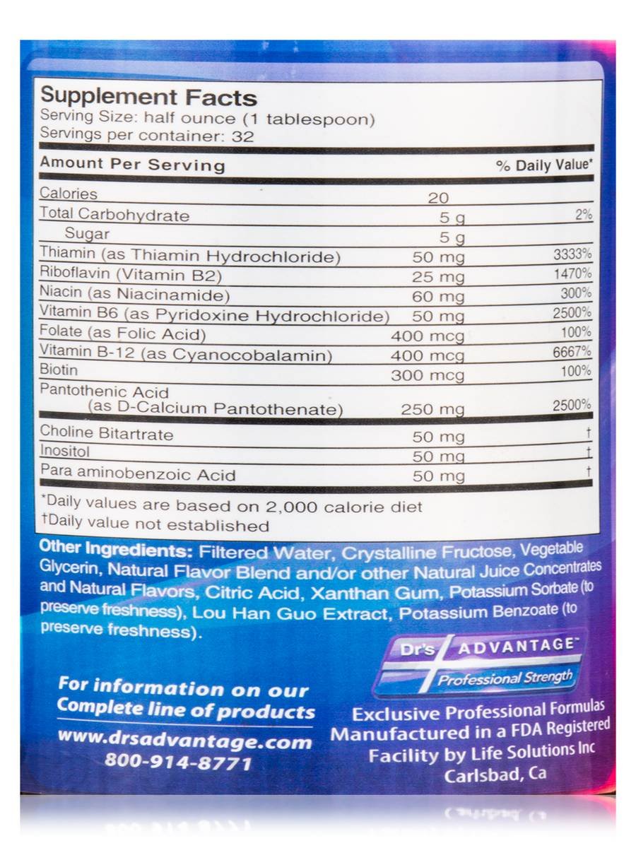 Dr's Advantage Liquid Ultra B Complex - 16 Fl Oz - image 5