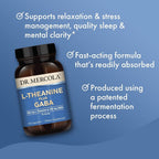 Dr. Mercola L-Theanine Plus GABA, 200 mg