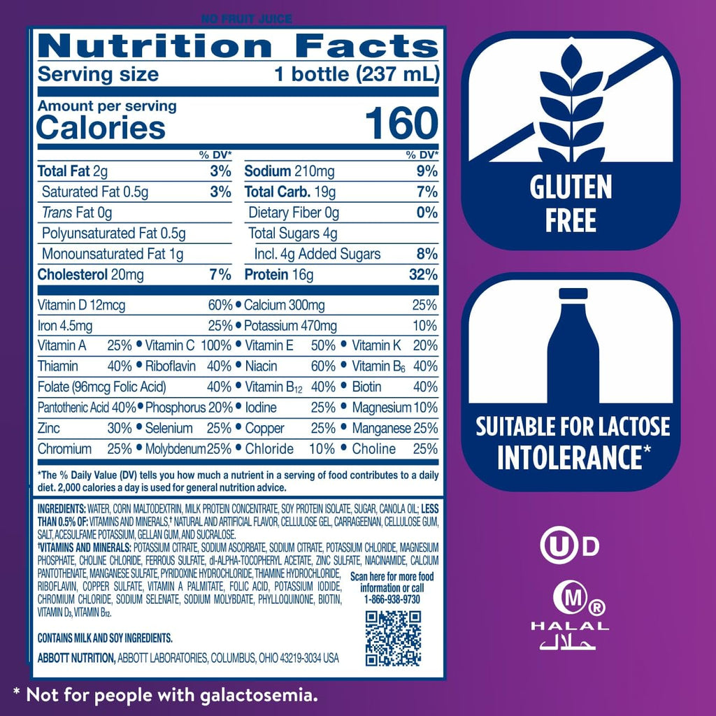 Ensure 16g of Protein Nutritional Ready-to-Drink Meal Replacement