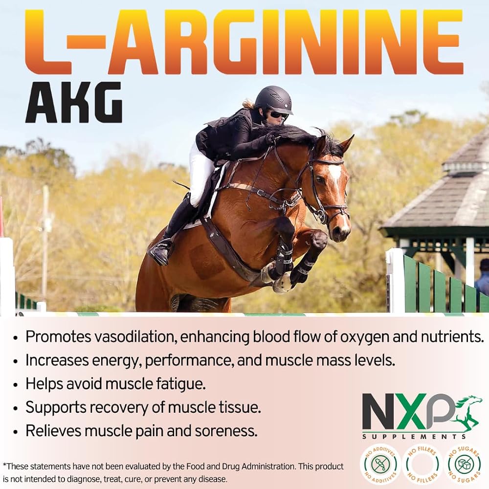 NXP Supplements L-Arginine AKG Powder for Horses - 1 lb - image 5
