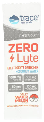 Trace Minerals Salty Watermelon Zerolyte Drink Mix - 0.26 oz