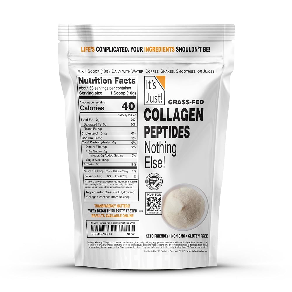 It's Just! - Collagen Peptide Grass-Fed Protein Powder
