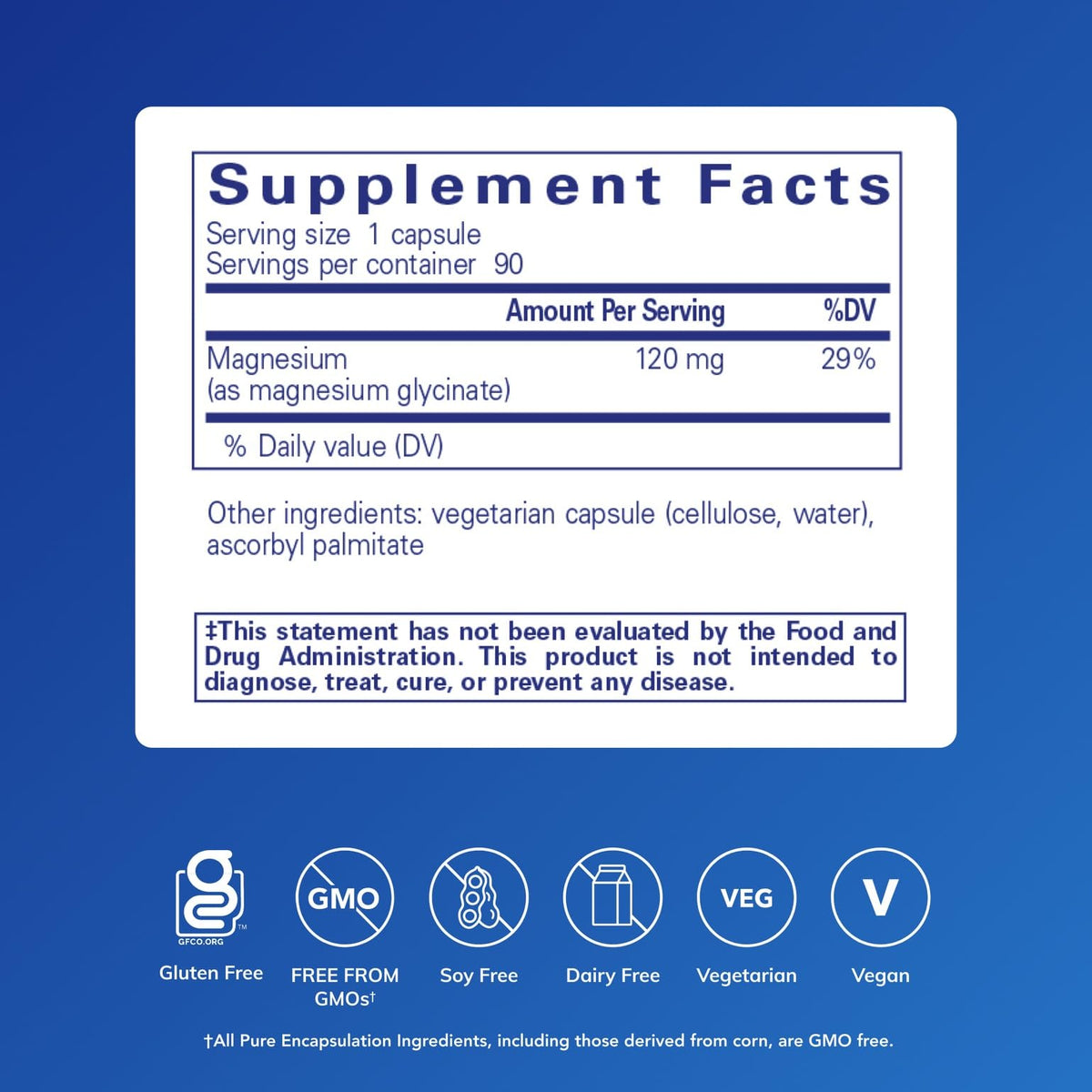 Pure Encapsulations Magnesium Glycinate for Sleep - 90 Capsules - image 2