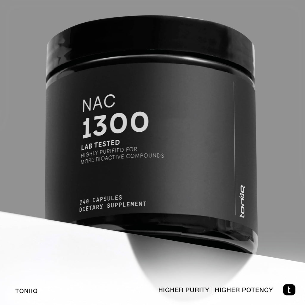 Toniiq NAC 1300mg Amino Acid Support - 240 Capsules - image 3