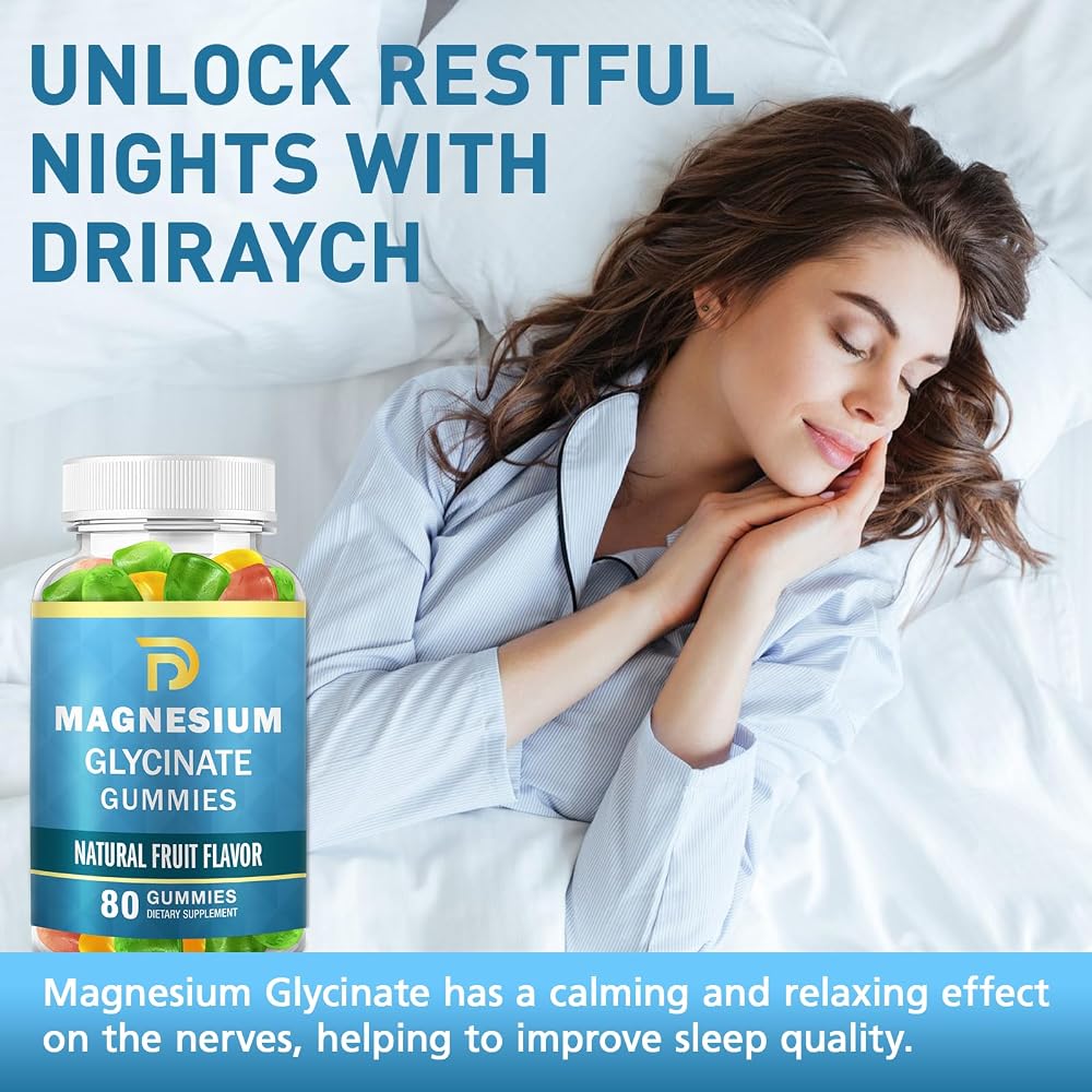 DriRaych Magnesium Glycinate Gummies 400mg - 160 Gummies - image 2