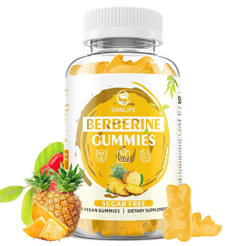GrnLife Berberine Gummies with Ceylon Cinnamon Gummies