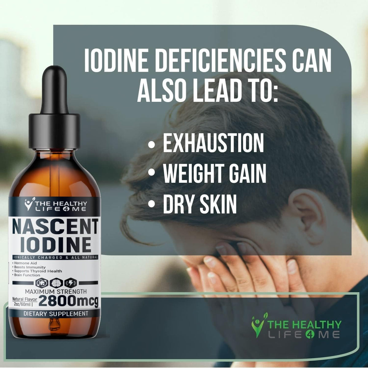 THE HEALTHY LIFE 4 ME Nascent Iodine Drops 2800mcg - 2 Fl Oz - image 6