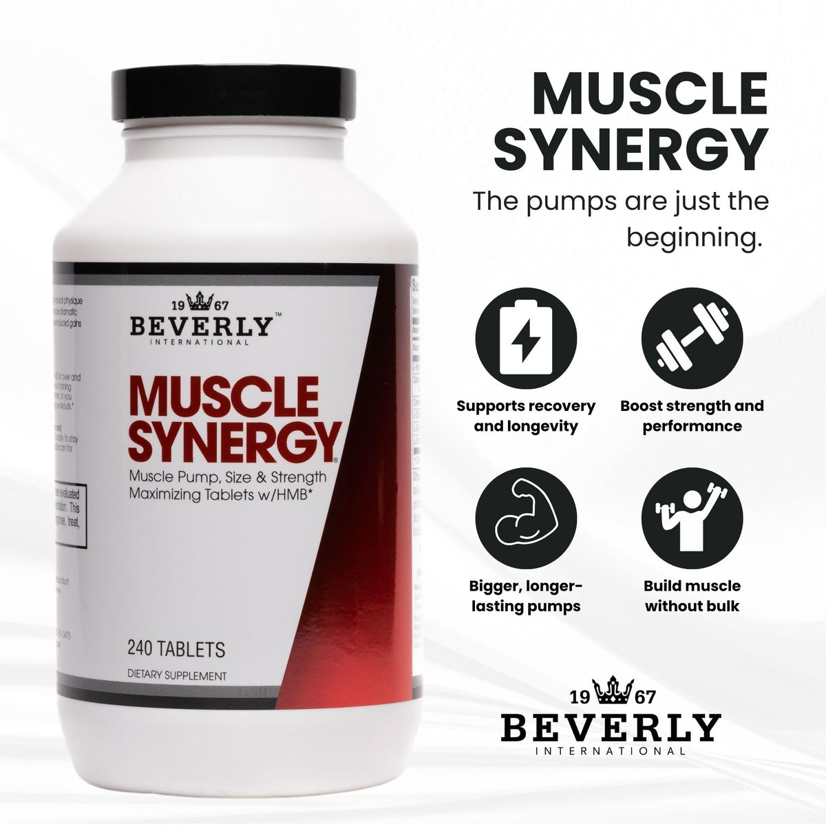 Beverly International Muscle Synergy - 240 Tablets - image 4