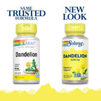 SOLARAY Dandelion Root Supplement - 100 Vegetarian Capsules - image 2