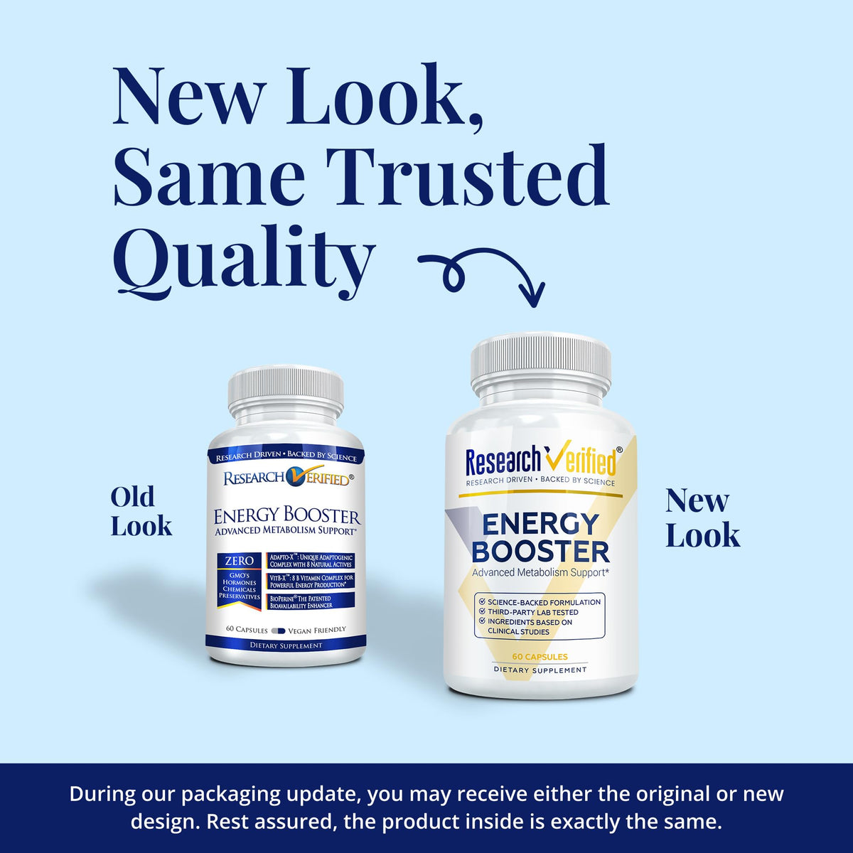 Research Verified Energy Booster - 60 Capsules