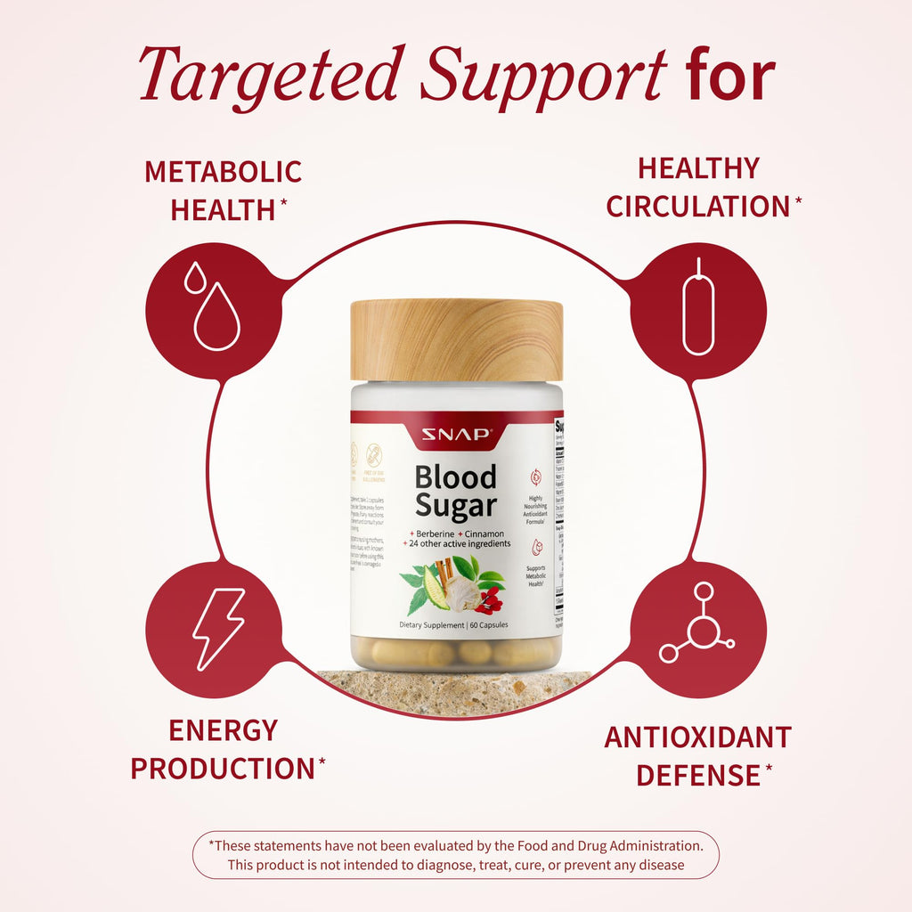 Snap Supplements Blood Sugar Blend - Support Healthy Blood Sugar