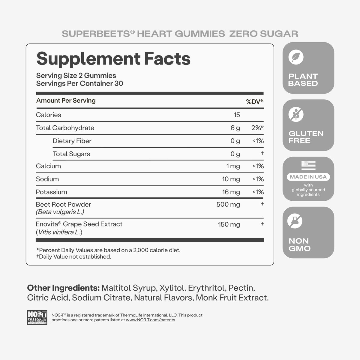 HumanN SuperBeets Heart Gummies Zero Sugar - 60 Count - image 8