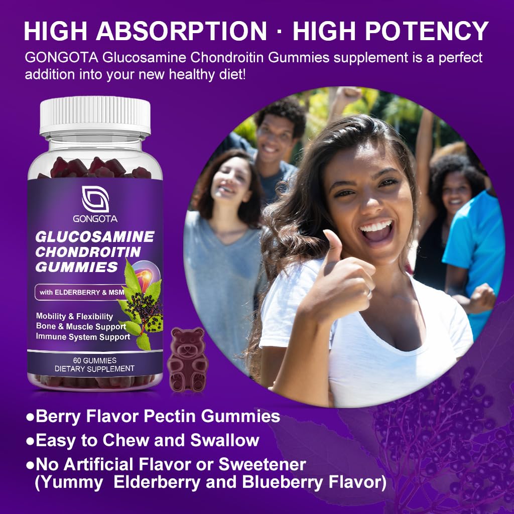 GONGOTA Glucosamine Chondroitin Gummies