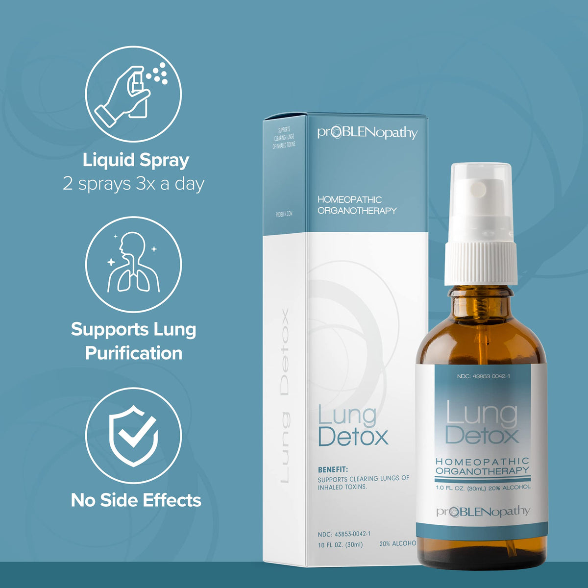 proBLENopathy Lung Support Oral Spray - 1 Fl Oz - image 2