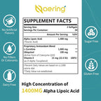 Naering Liposomal Alpha Lipoic Acid 1400mg Softgels