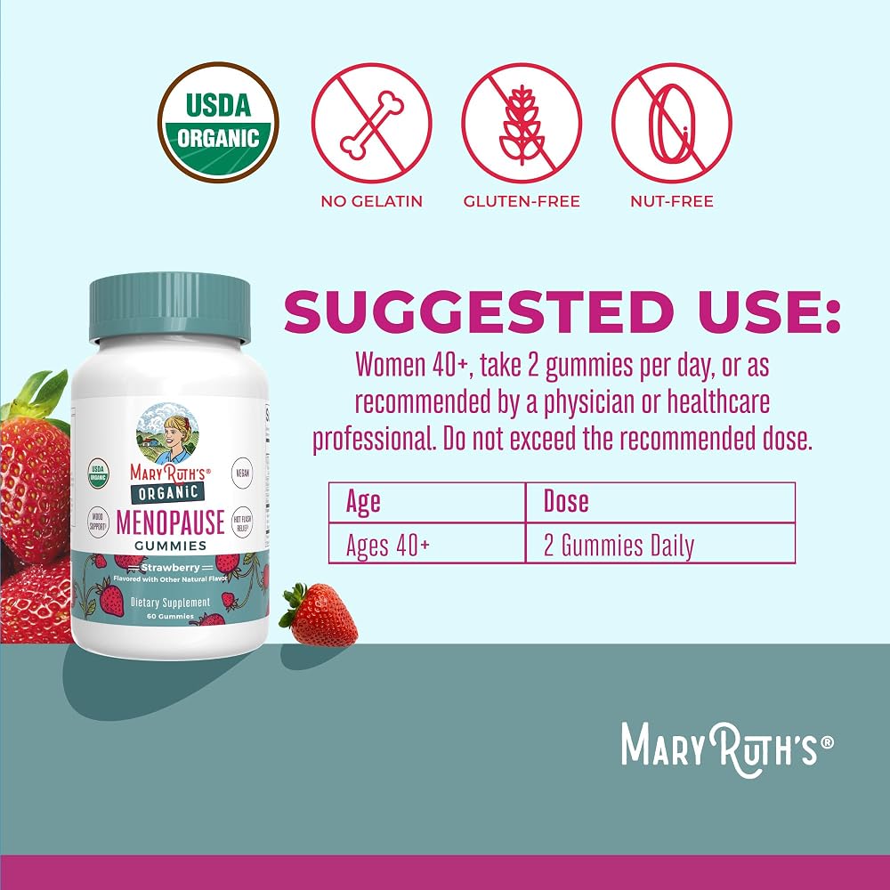 MaryRuth's Organic Menopause Support Gummies - 60 Count - image 3