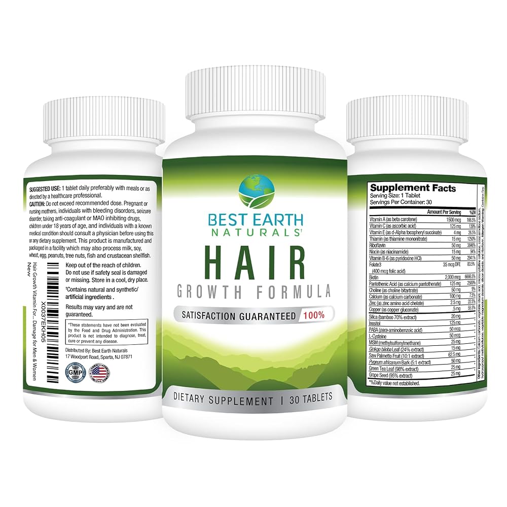 Best Earth Naturals Hair Growth Starter Set - 3 Piece - image 2