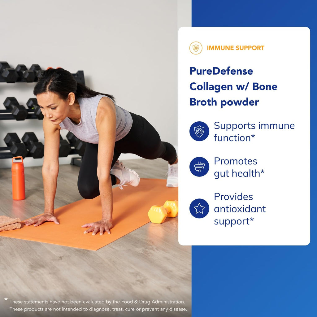 Pure Encapsulations PureDefense Collagen with Bone Broth Powder - 14.1 oz - image 3