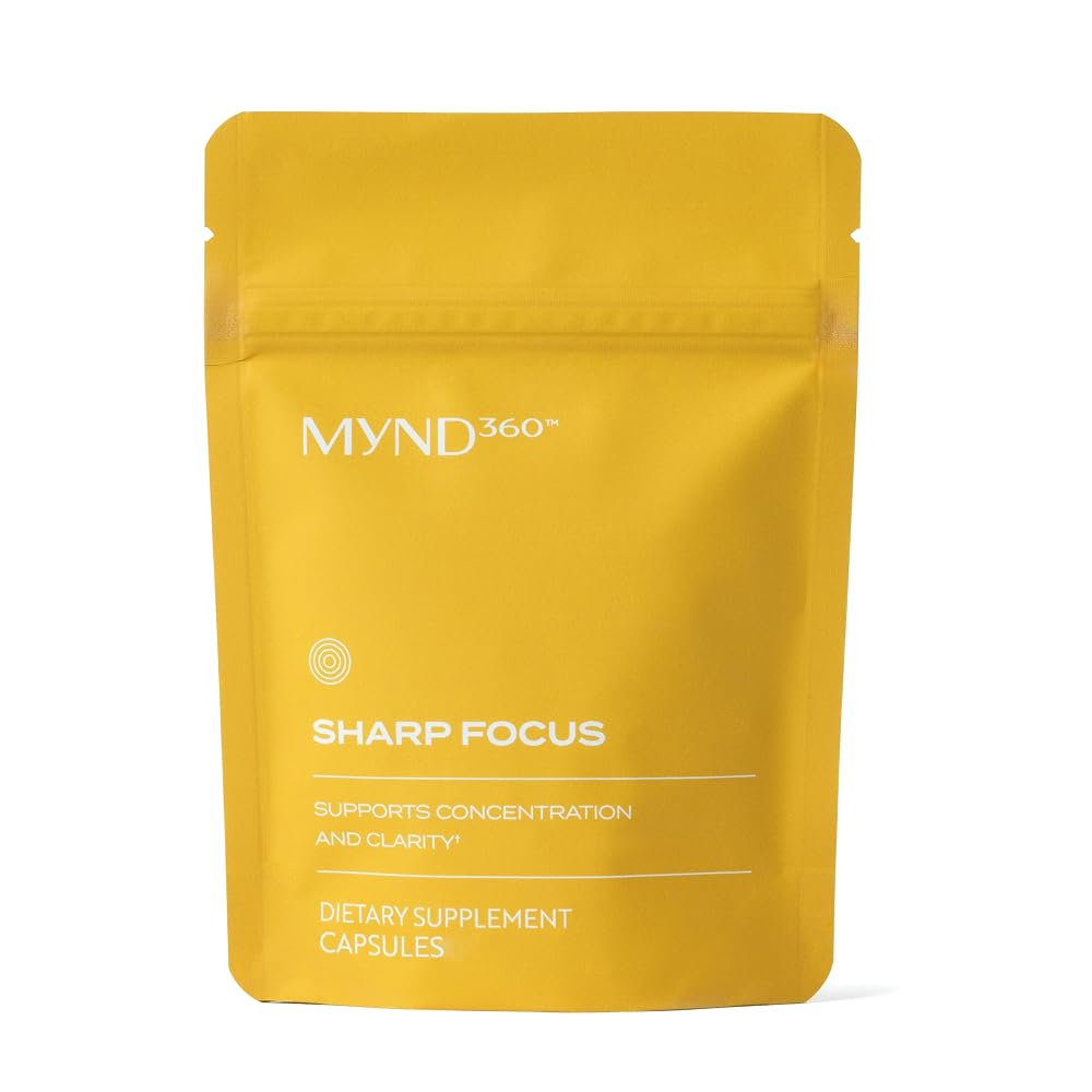 Nu Skin MYND360 Sharp Focus Brain Supplement - 60 Capsules