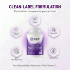 AOR Magnesium Glycinate 4 Forms - 90 Vegan Capsules - image 5