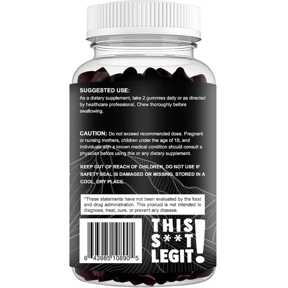GET WAVY ORGANICS Pure Himalayan Shilajit Gummies - 60 Gummies - image 2
