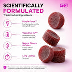 GR Fuel Pre Workout Gummies Energy & Focus Sour Berry - 60 Count - image 4