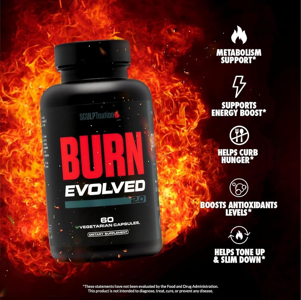 Sculpt Nation Burn Day for Men Metabolism Booster - 120 Capsules - image 2