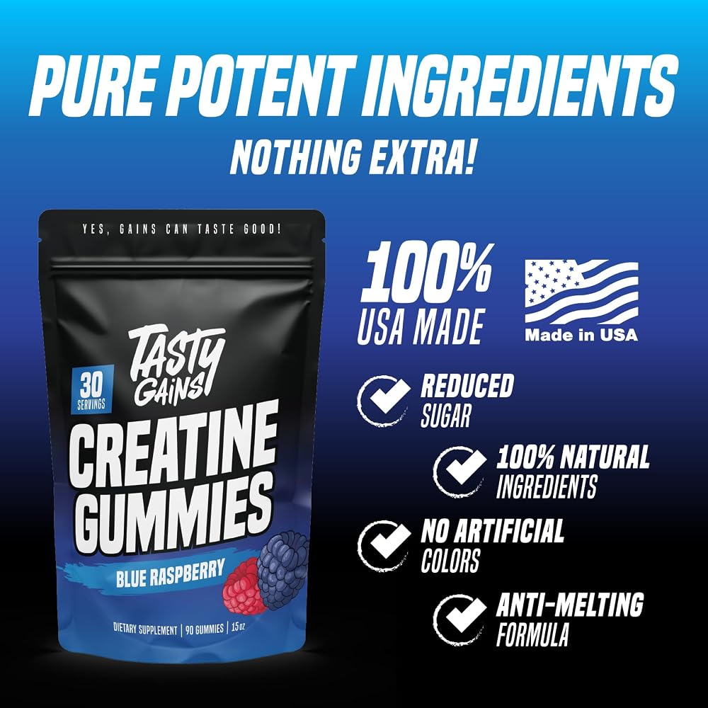 TASTY GAINS Creatine Gummies