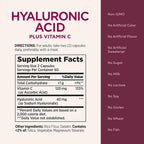 Nature's Bounty Hyaluronic Acid & Vitamin C Capsules - 120 Count - image 5