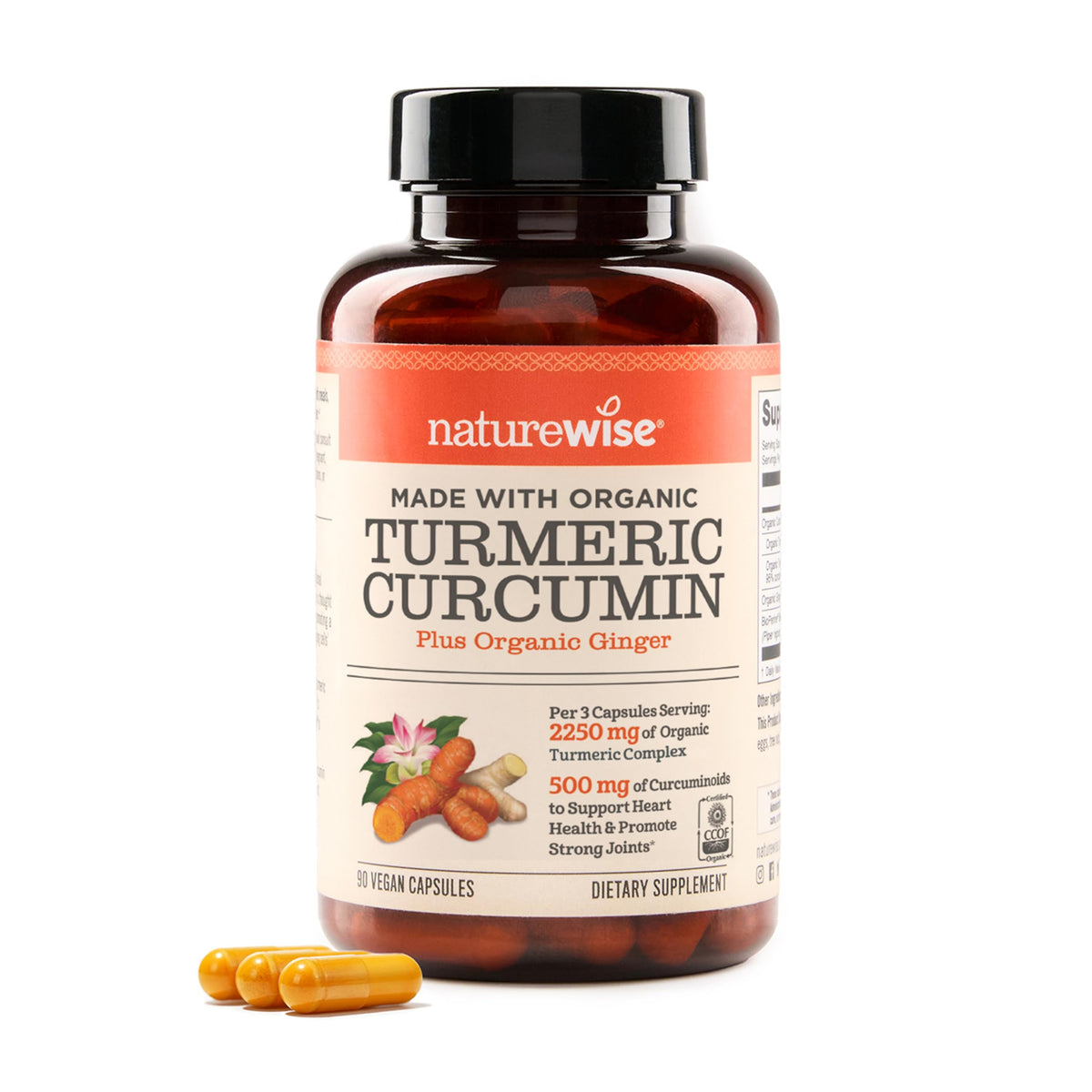 NatureWise Curcumin Turmeric 2250mg Advanced Absorption 95%