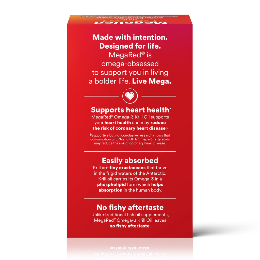 MegaRed Omega-3 Krill Oil 500mg Extra Strength - 80 Softgels - image 8