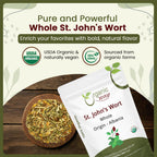 Organic Way St. John's Wort Whole - Herbal Tea - Origin Albania