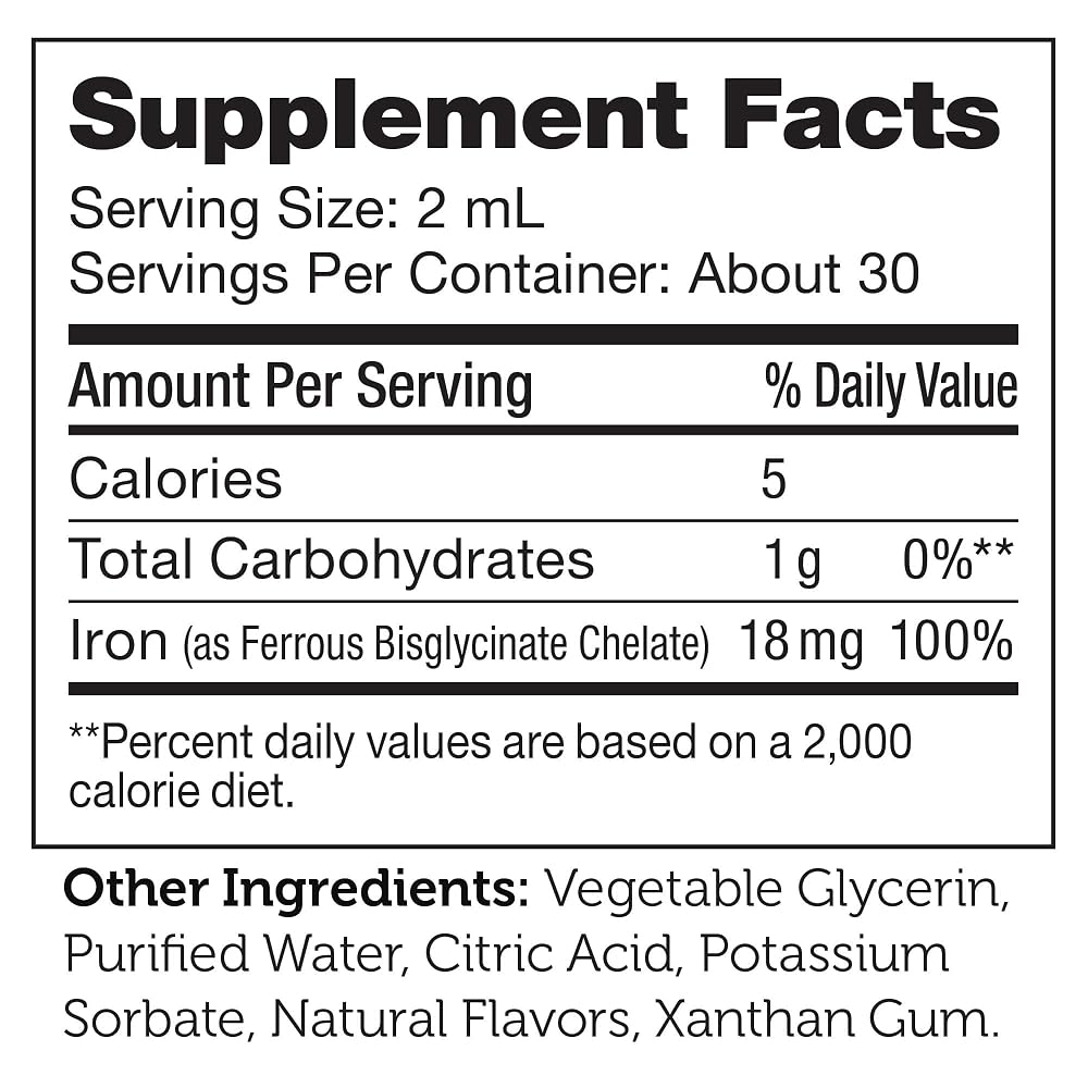 Zahler Iron Drops Liquid Iron Concentrate - 2 Fl Oz - image 5