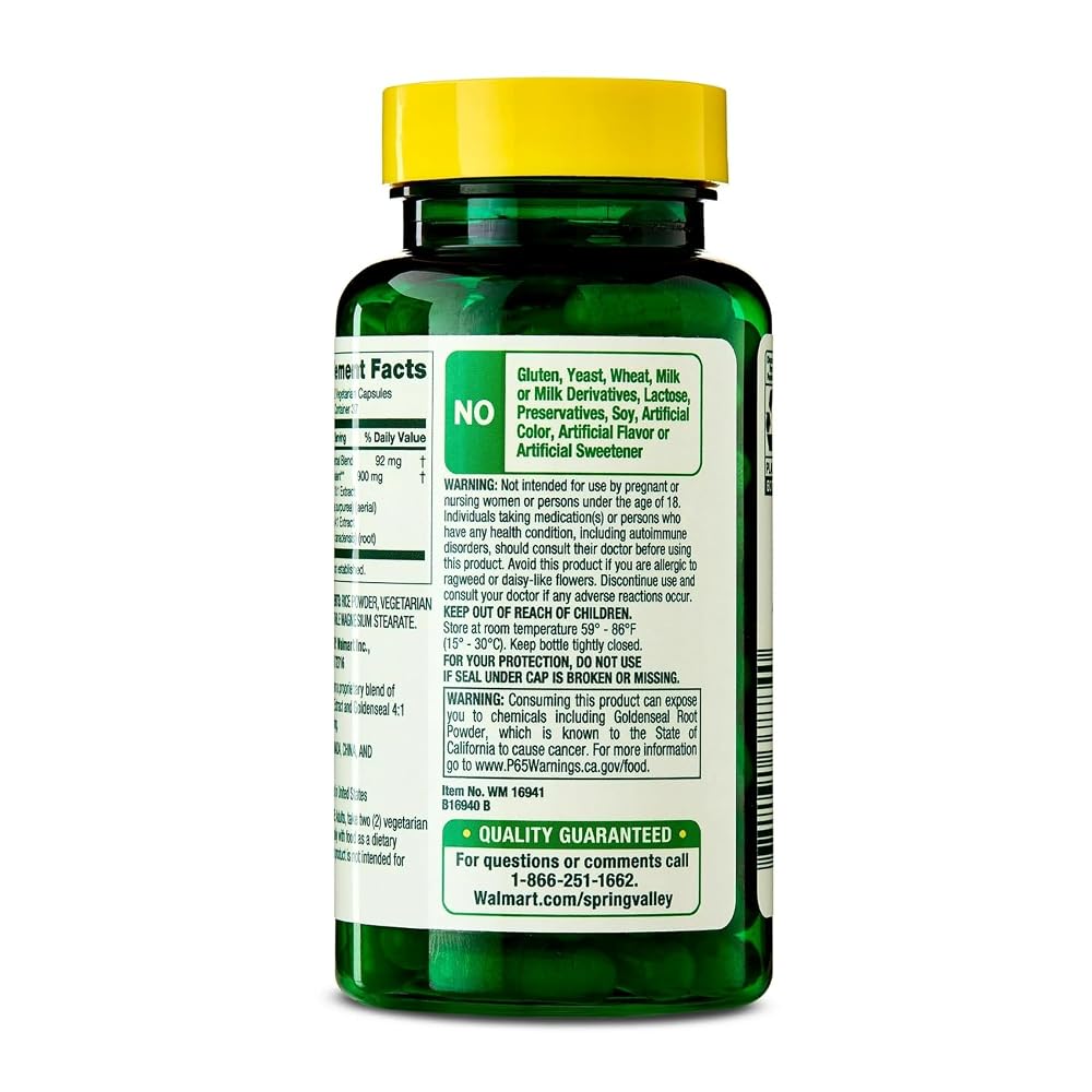 SCHMIDT EMPIRE Echinacea Goldenseal Blend 900 mg - 75 Vegetarian Capsules - image 6