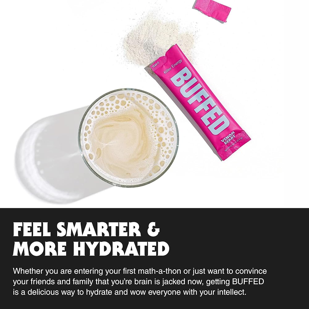 BUFFED Energy Functional Energy Mix Pineapple Thrash - 30 Stick Packs - image 3