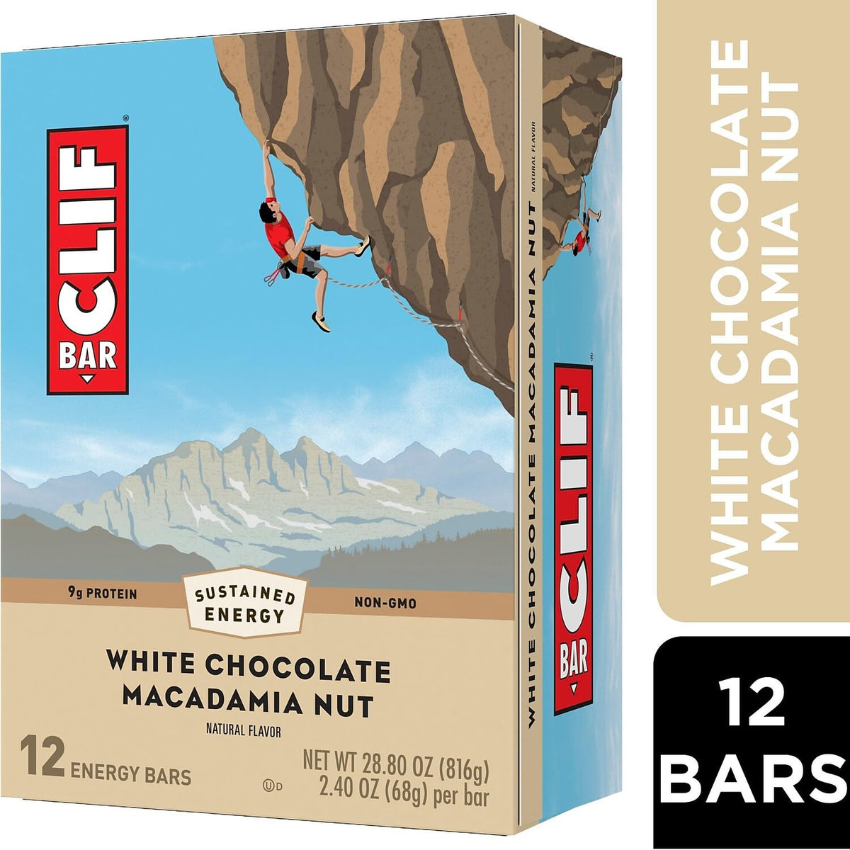 CLIF Bar White Chocolate Macadamia Energy Bar - 12 Pack - image 2