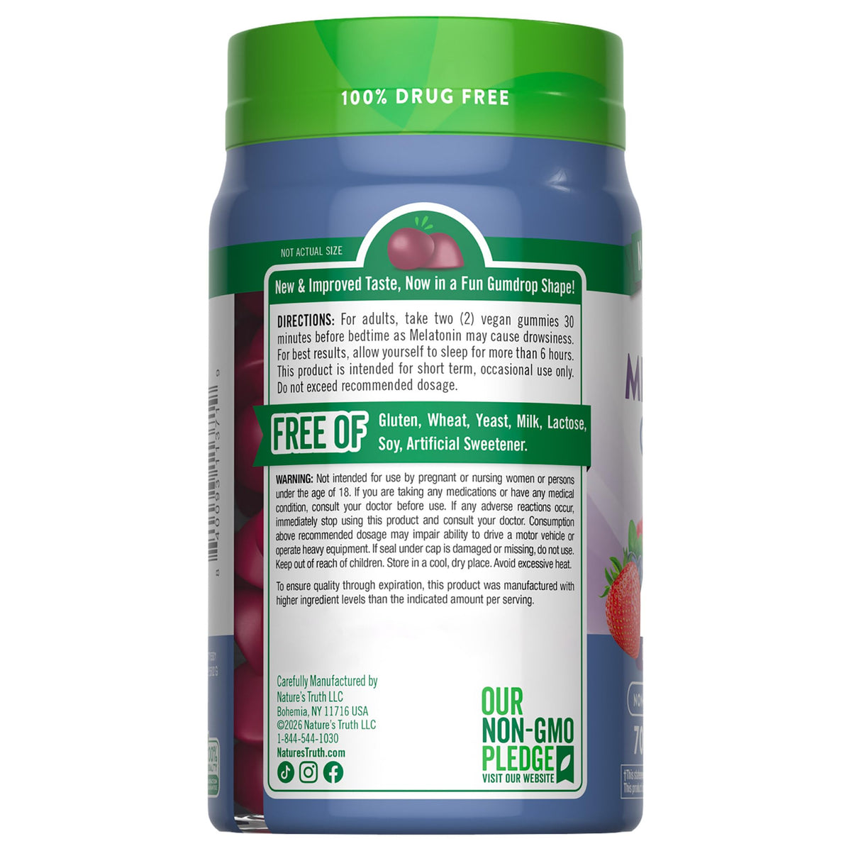 Nature's Truth Melatonin 10mg Gummies - 70 Count - image 7