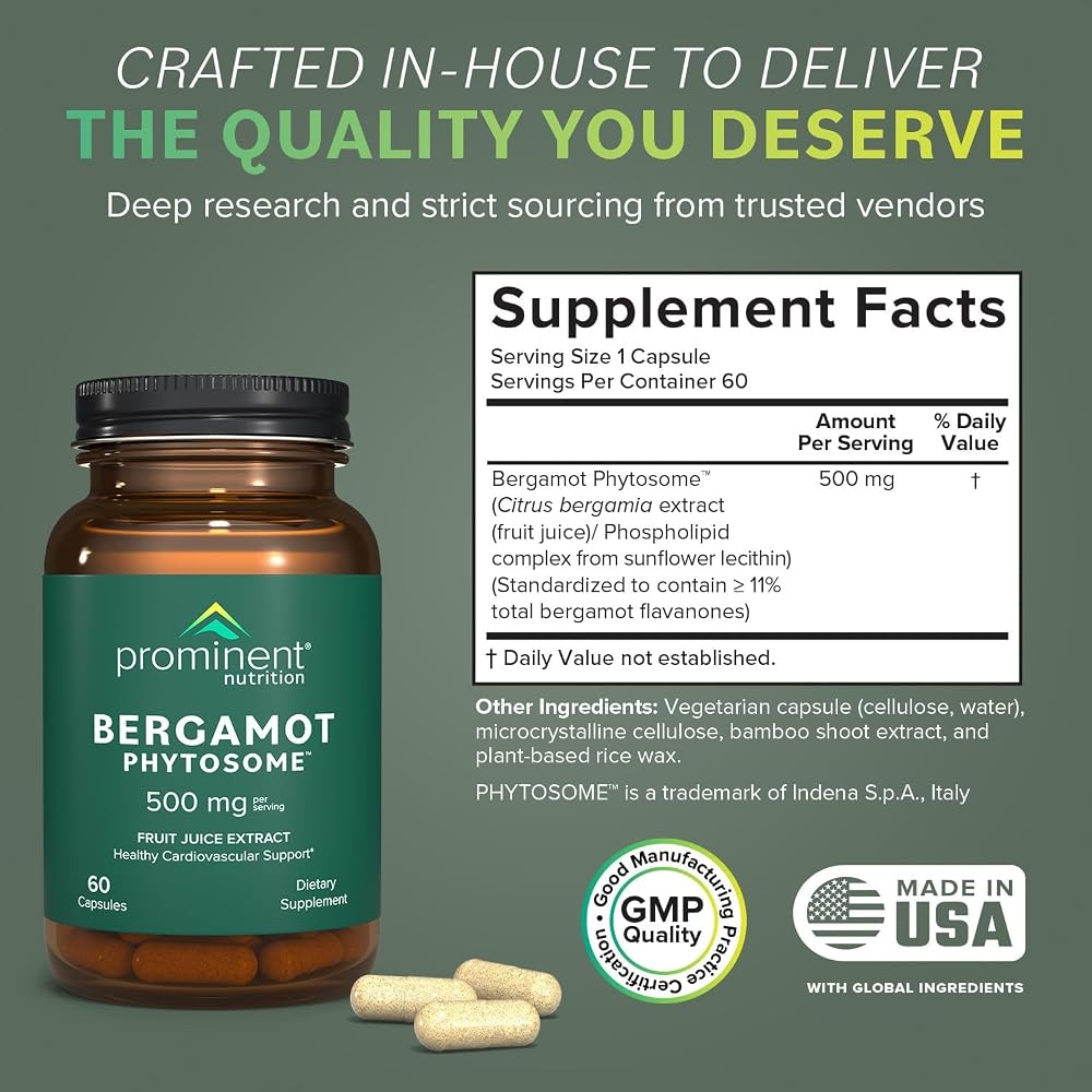 Prominent Nutrition Bergamot Phytosome 500 mg - 60 Capsules - image 2