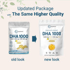 Micro Ingredients Omega 3 Fish Oil DHA 1000mg - 200 Softgels - image 3