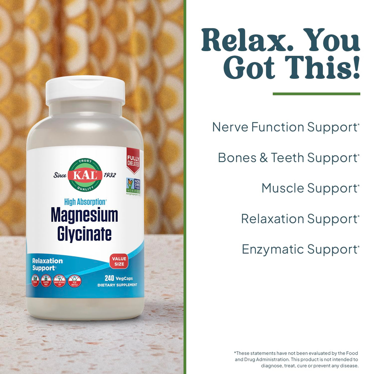 KAL Magnesium Glycinate Capsules Parent