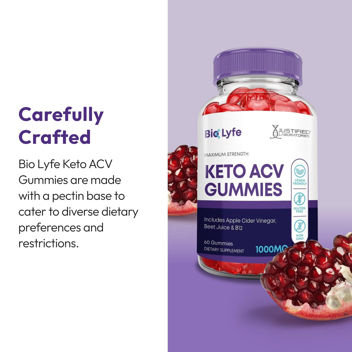 Justified Laboratories Bio Lyfe Keto Gummies 1000MG