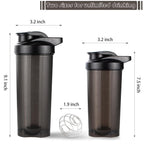 ShakerZoo-6 Pack-Protein Shaker Bottles for Protein Mixes