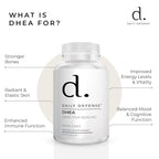 Daily Defense Pure DHEA 25mg for Energy & Mood Support - 50 Capsules - image 5