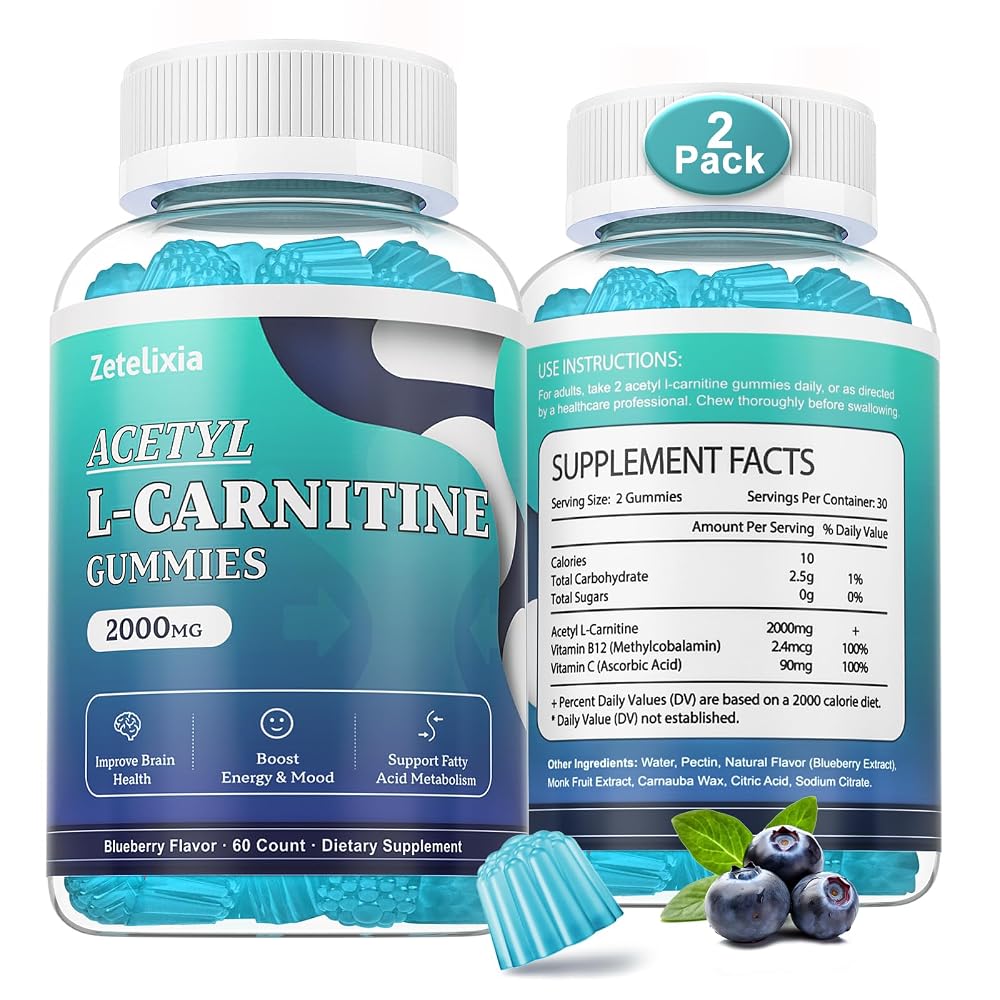 Zetelixia Acetyl L-Carnitine Gummies Mixed
