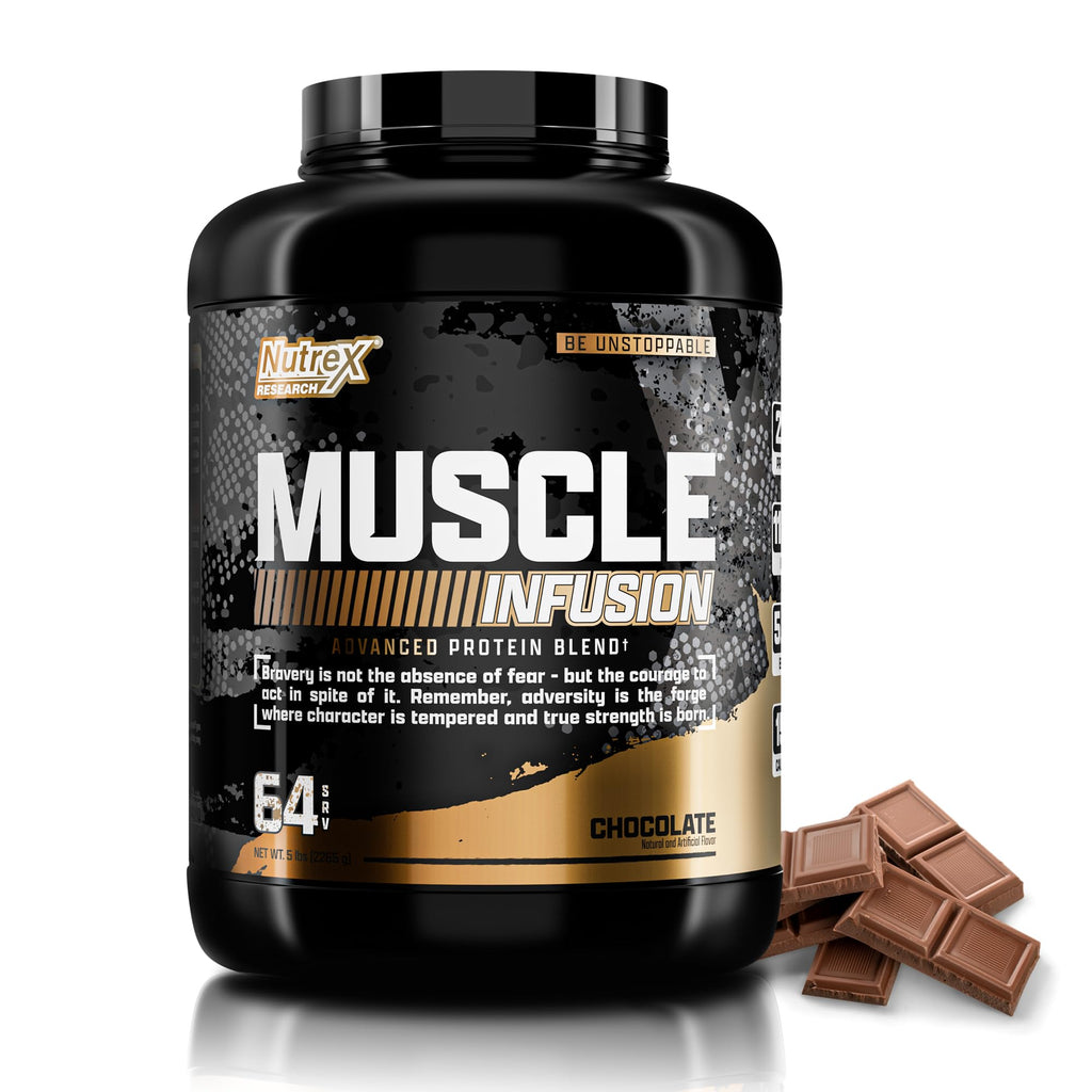 Nutrex Research Chocolate Whey Protein Powder Muscle Builder - 5 lb