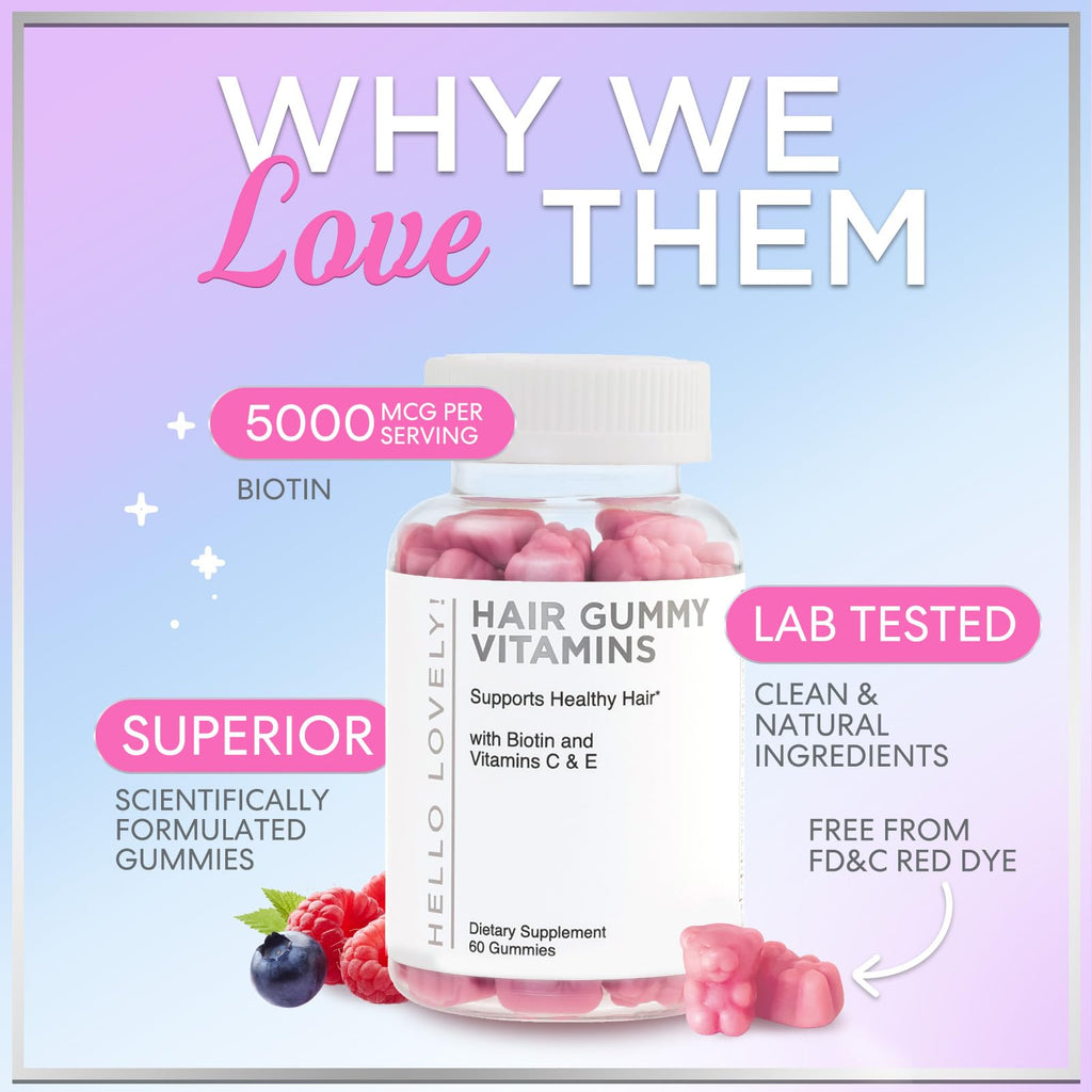Hello Lovely! Hair Vitamin Gummy - Advanced Hair