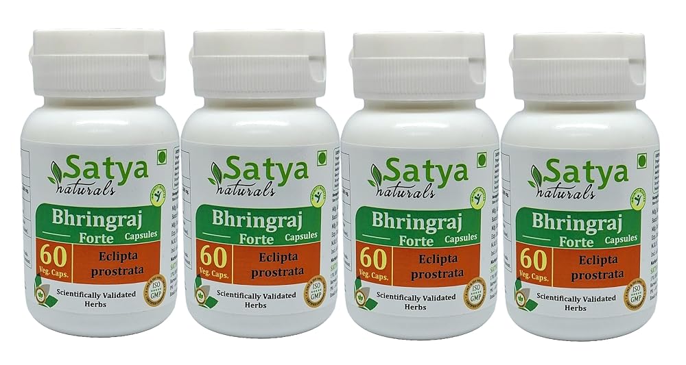 Satya Naturals Bhringraj Forte Capsules 500 mg. 60 Veg. Capsule